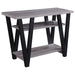 Stevens - 2-Shelf Engineered Wood Entryway Console Table - Gray - JaxCo Furniture