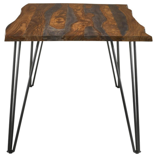 Neve - Live Edge Dining Table - Gray Sheesham - JaxCo Furniture