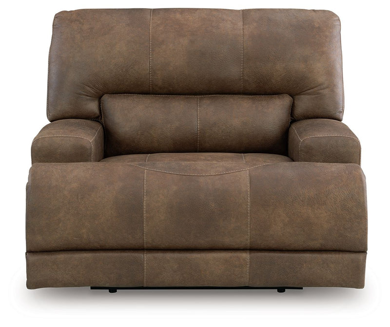 Beckley Place - Earth - Power Recliner With Adjustable Headrest - JaxCo Furniture