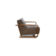 Eckersley - Lounge Chair - Cool Brown - JaxCo Furniture