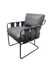 Strapling - Leather Dining Chair - JaxCo Furniture