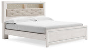 Altyra - White - King Bookcase Panel Bed - JaxCo Furniture