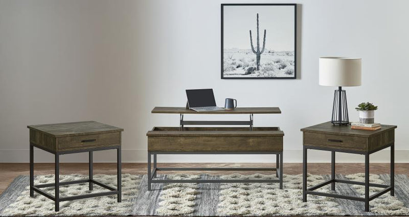 Byers - Lift Top Coffee And End Table Set - JaxCo Furniture