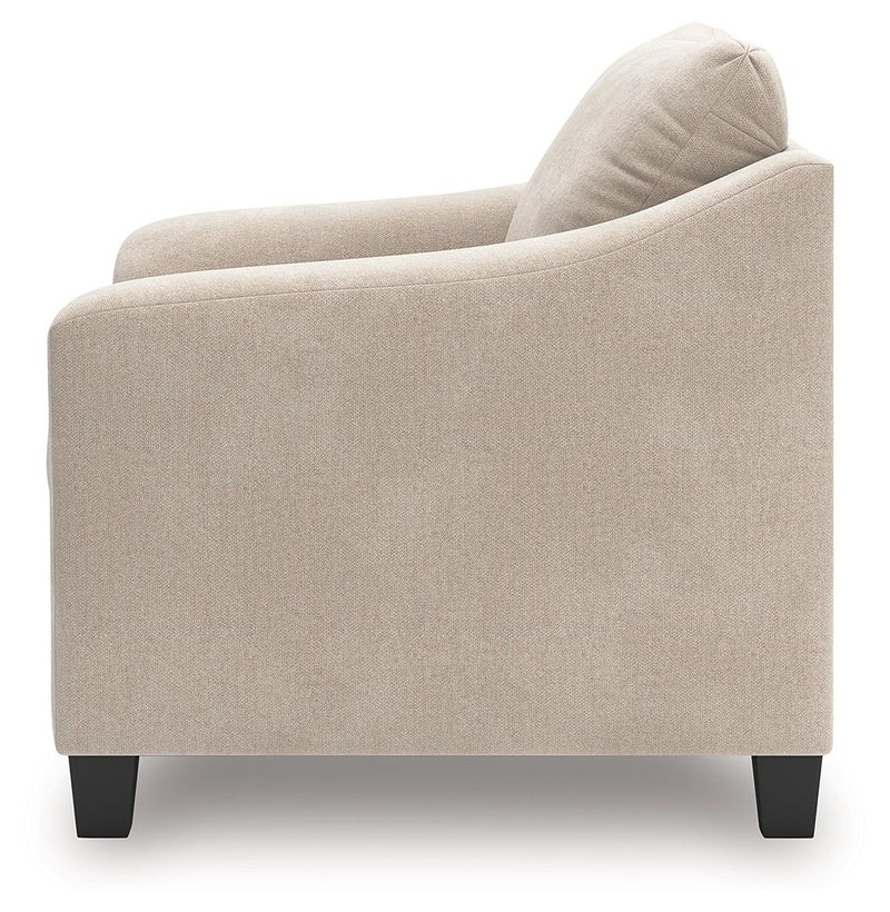 Willarae - Taupe - 2 Pc. - Chair And A Half, Ottoman - JaxCo Furniture
