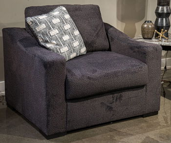 Wryenlynn - Onyx - Chair And A Half - Fabric - JaxCo Furniture