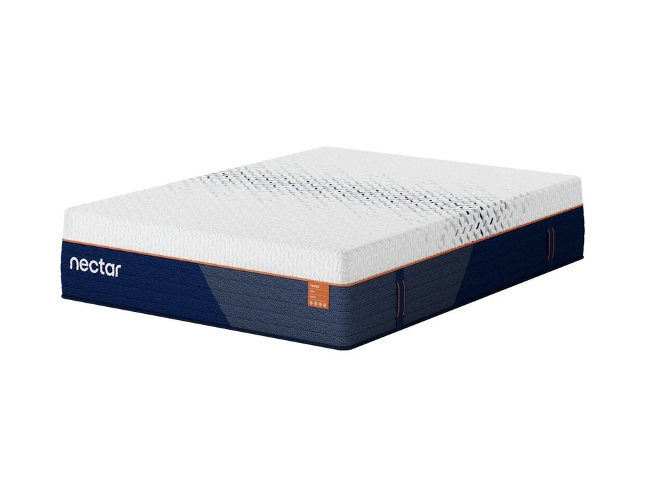 Nectar Ultra Hybrid 5.1 - White - Queen Mattress - Fabric