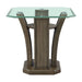 Dapper - Square End Table - Grey - JaxCo Furniture