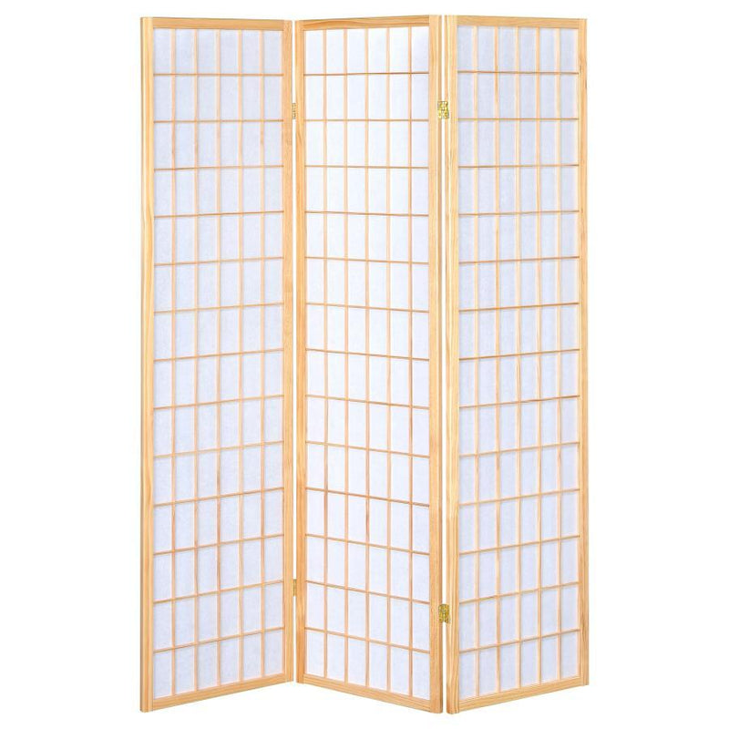 Carrie - 3-Panel Room Divider Folding Shoji Screen - JaxCo Furniture