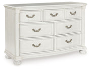 Montelaine - Antique White - Dresser - JaxCo Furniture