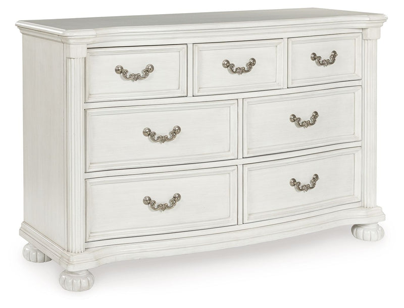 Montelaine - Antique White - Dresser - JaxCo Furniture