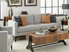 Apperson - Upholstered Track Arm Sofa - Light Gray - JaxCo Furniture