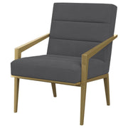 Kirra - Upholstered Metal Arm Accent Chair - JaxCo Furniture