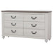 Stillwood - 6-Drawer Dresser - Vintage Linen - JaxCo Furniture