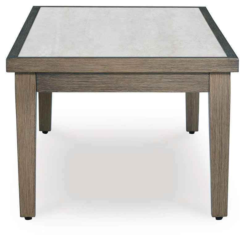 Rainier Ranch - Brown / Beige - Rectangular Cocktail Table - JaxCo Furniture