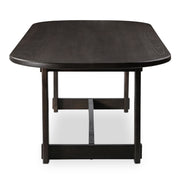 Glenn - Oval Dining Table - Dark Brown - JaxCo Furniture