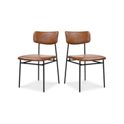 Sailor - Dining Chair (Set of 2) - Brown - JaxCo Furniture