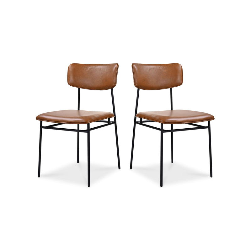 Sailor - Dining Chair (Set of 2) - Brown - JaxCo Furniture