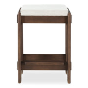 Ashby - Counter Stool - Beige - White - JaxCo Furniture