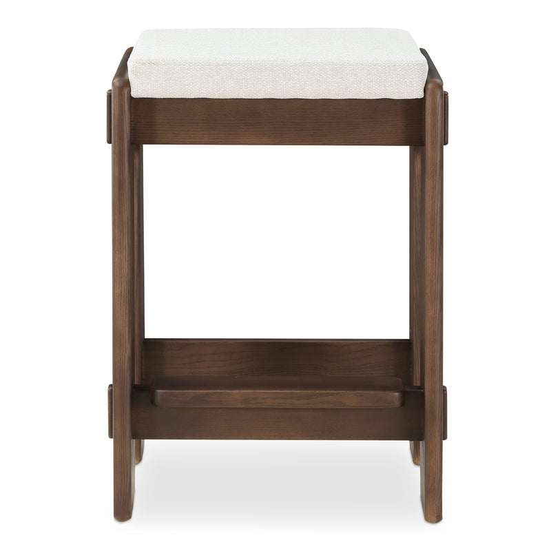 Ashby - Counter Stool - Beige - White - JaxCo Furniture