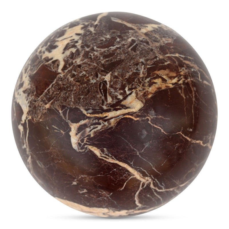 Odessa - Sphere Tabletop Accent - Dark Brown - JaxCo Furniture