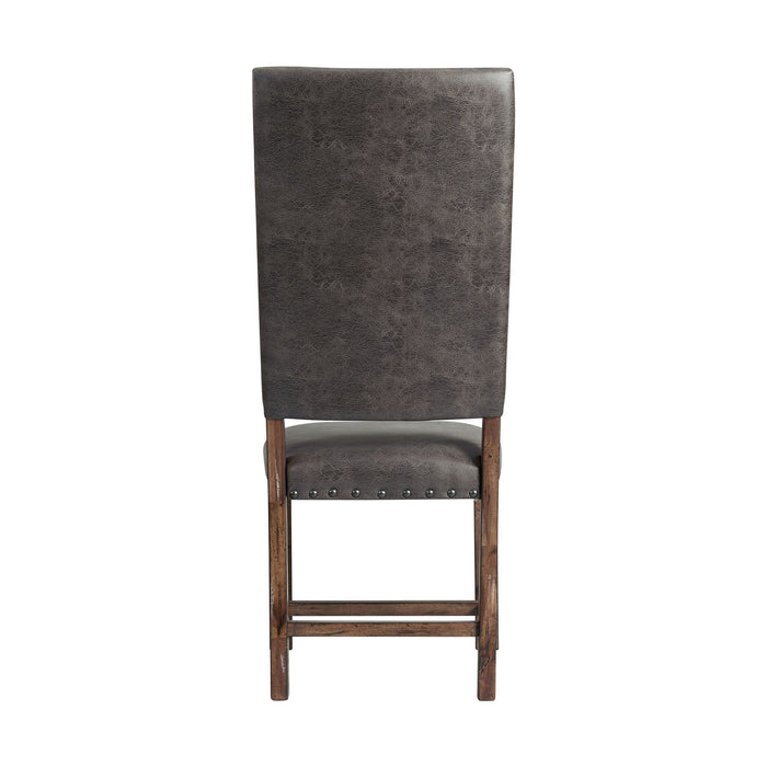 Gramercy - Tall Back Side Chair (Set of 2) - Chocolate - JaxCo Furniture