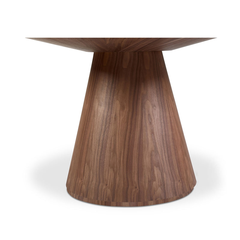 Otago - 54" Round Dining Table - Natural Walnut - JaxCo Furniture