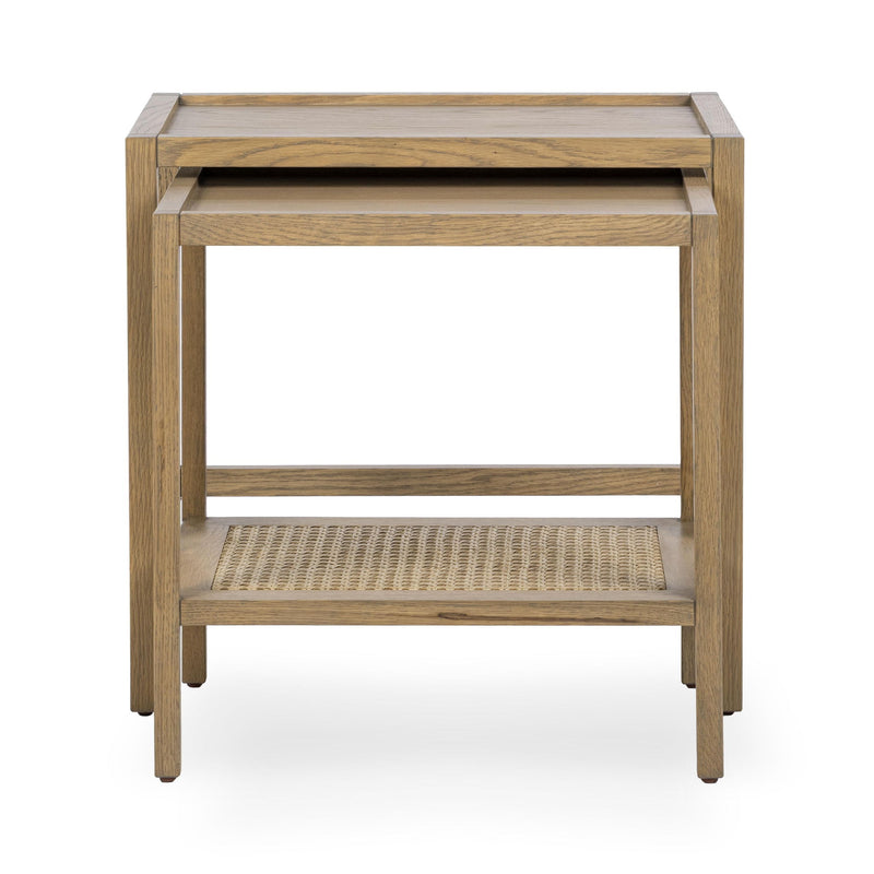 Devin - Solid Wood Nesting Accent Tables - JaxCo Furniture