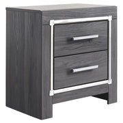 Lodanna - Gray - Two Drawer Night Stand - JaxCo Furniture