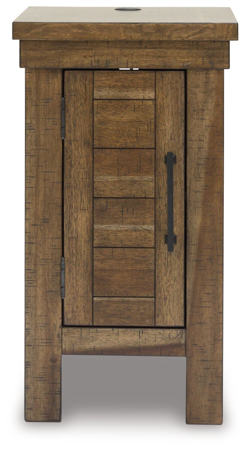 Moriville - Grayish Brown - Chair Side End Table - JaxCo Furniture