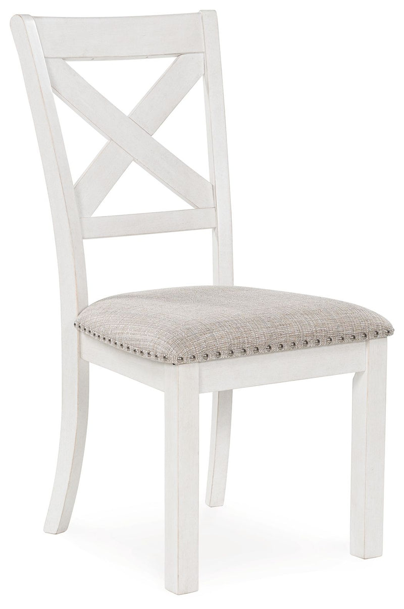 Robbinsdale - Antique White - Dining Upholstered Side Chair (Set of 2) - JaxCo Furniture