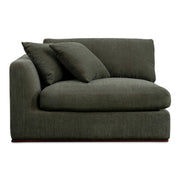 Rue - Left Arm Facing Chair - Deep Green - JaxCo Furniture