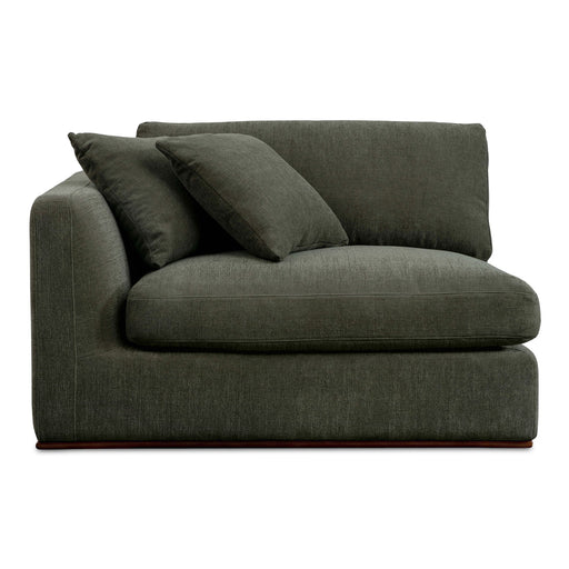 Rue - Left Arm Facing Chair - Deep Green - JaxCo Furniture