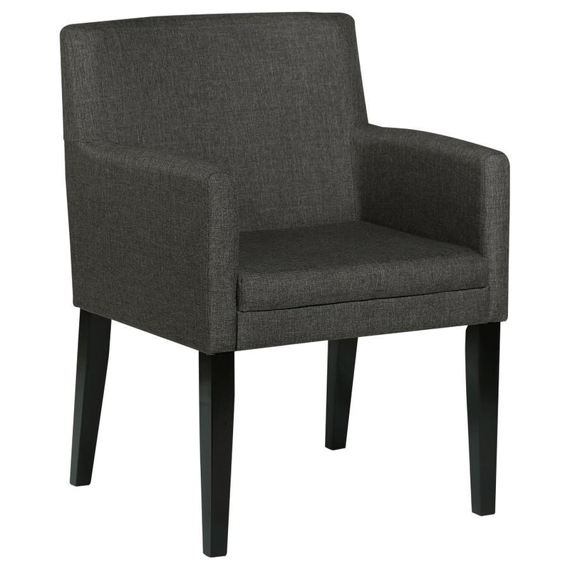 Catherine - Upholstered Dining Arm Chair (Set of 2) - Gray - JaxCo Furniture