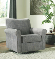 Renley - Ash - Swivel Glider Accent Chair - JaxCo Furniture