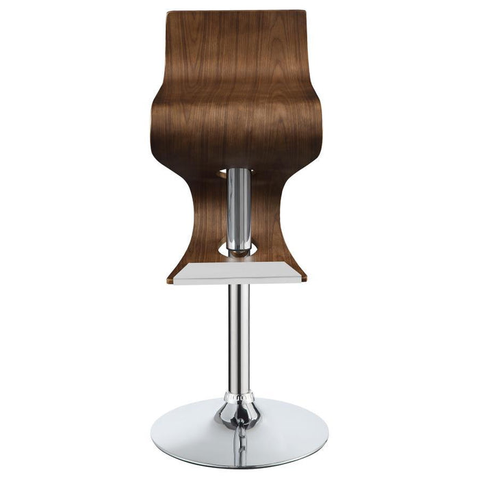 Covina - Adjustable Bar Stool - Walnut - JaxCo Furniture