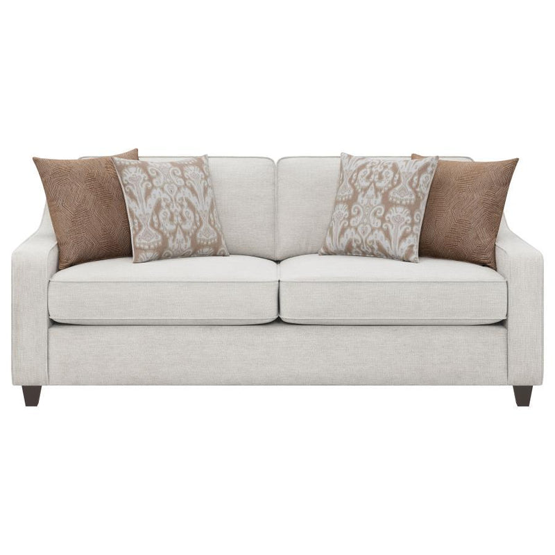 Christine - Upholstered Sloped Arm Sofa Set - JaxCo Furniture