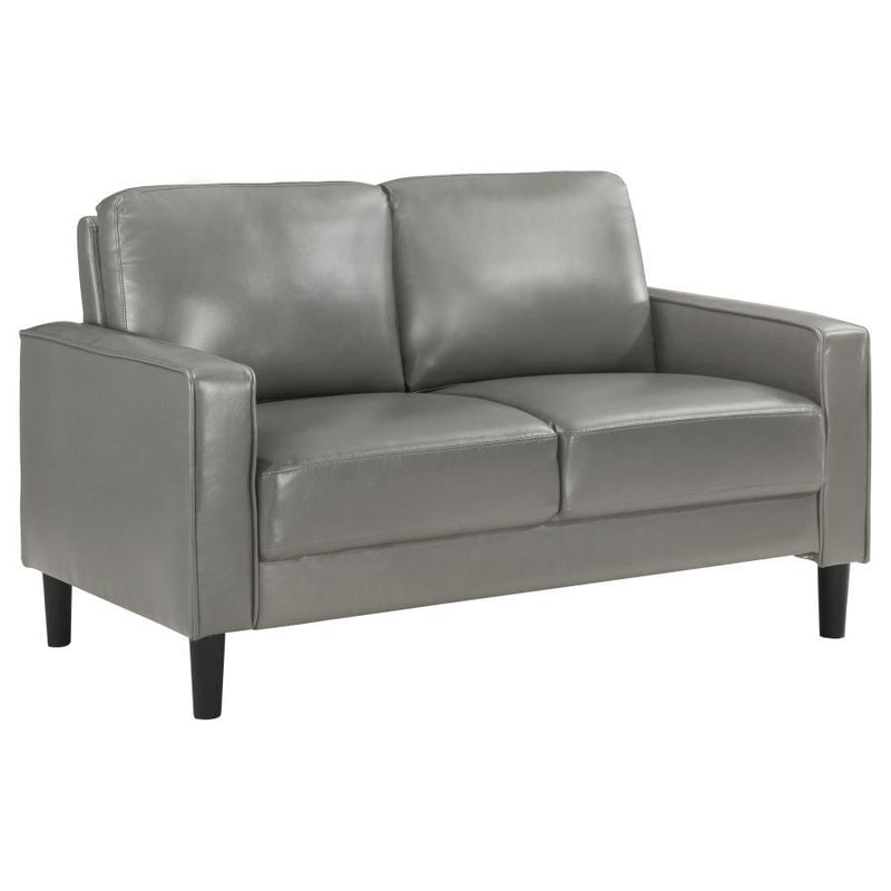 Ruth - Upholstered Track Arm Loveseat - JaxCo Furniture