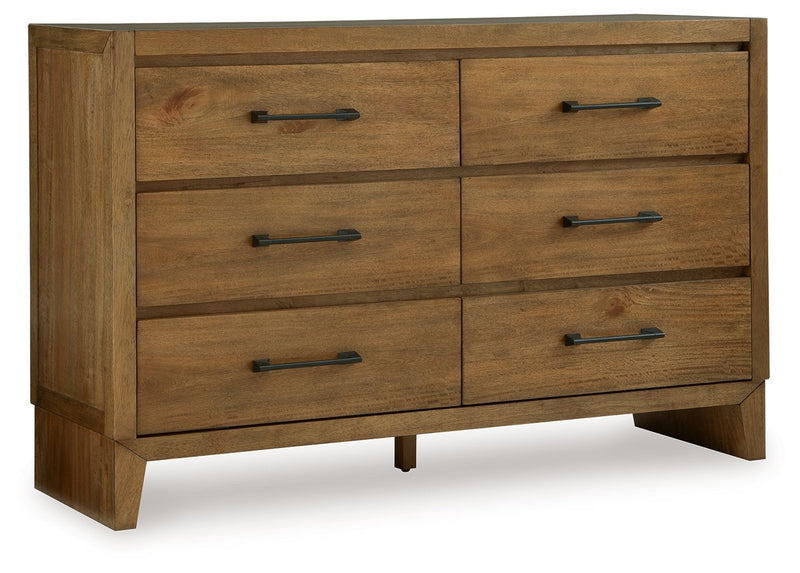Sherbana - Light Brown - Dresser - JaxCo Furniture
