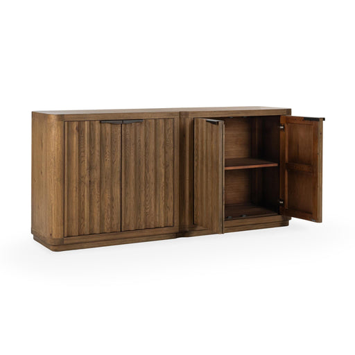 Labelle - 4 Door Buffet - Tan Oak - JaxCo Furniture