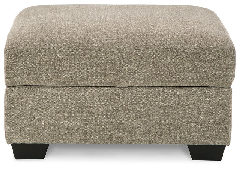 Creswell - Stone - Ottoman With Storage - JaxCo Furniture