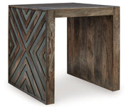 Dreggan - Brown - Square End Table - JaxCo Furniture