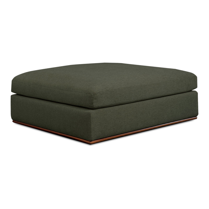 Rue - Ottoman - Deep Green - JaxCo Furniture