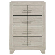 Trenton - 4-Drawer Bedroom Chest Of Drawers - Rustic Cream - JaxCo Furniture