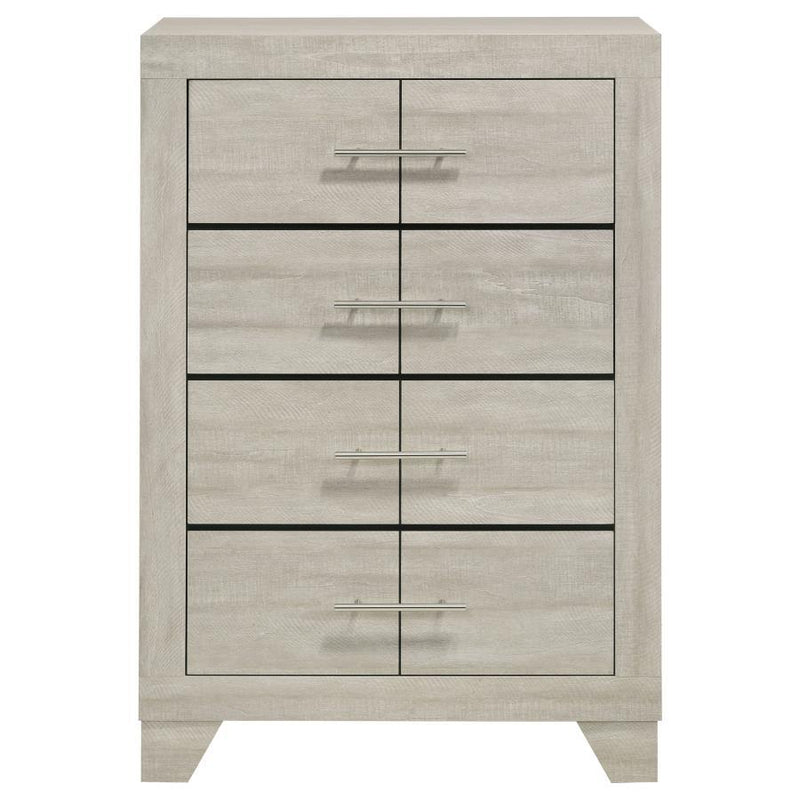 Trenton - 4-Drawer Bedroom Chest Of Drawers - Rustic Cream - JaxCo Furniture