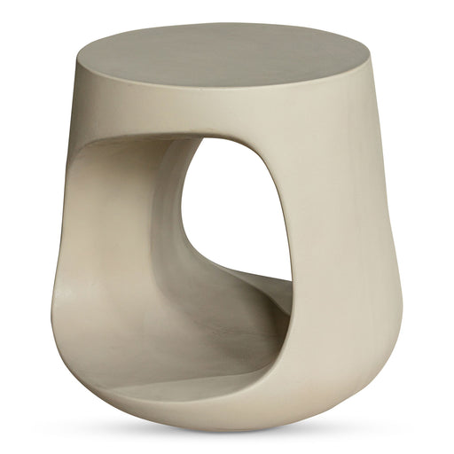 Rothko - Outdoor Stool - Pearl Silver - JaxCo Furniture