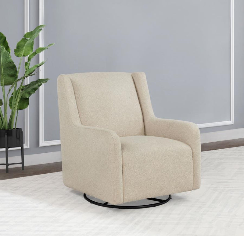 Serra - Boucle Upholstered Swivel Glider Recliner - JaxCo Furniture