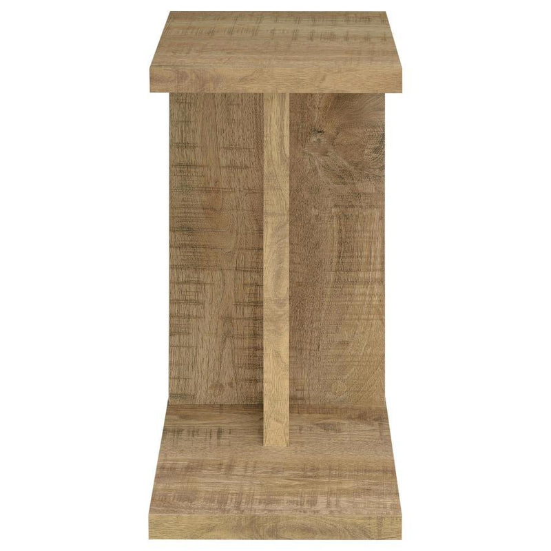Clower - Engineered Wood C-Shaped Sofa Side Table - JaxCo Furniture