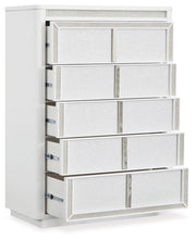 Chalanna - White - Five Drawer Chest - JaxCo Furniture