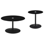 Ganso - Round Glass Top Coffee And End Table Set - JaxCo Furniture