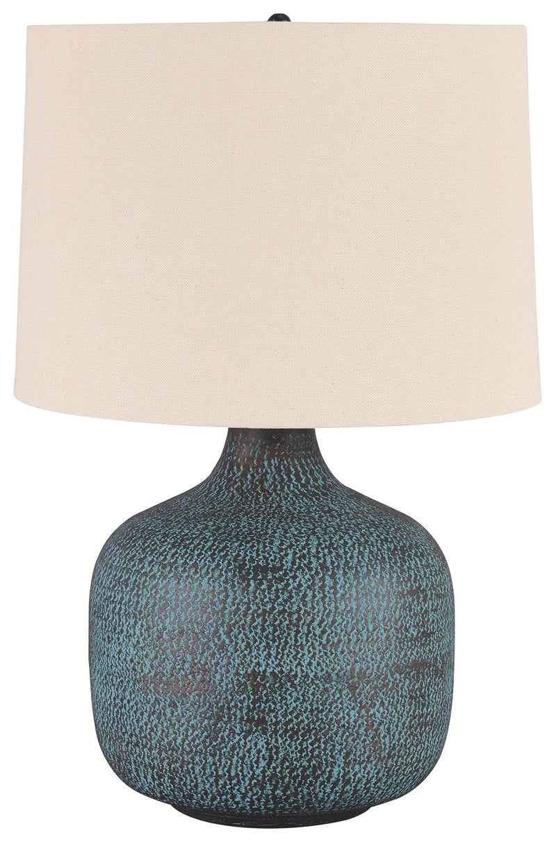 Malthace - Patina - Metal Table Lamp - JaxCo Furniture